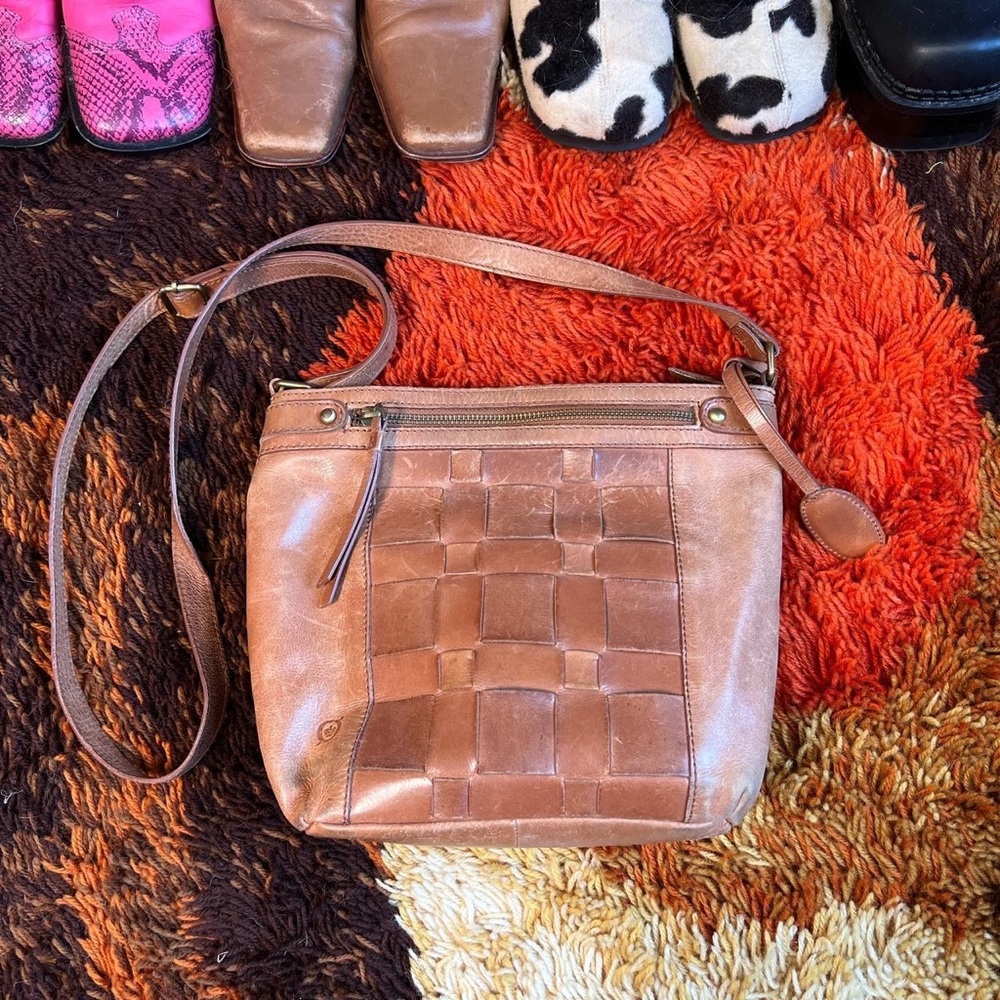 Vintage leather Born purse